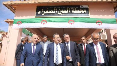 صورة وزير الأشغال العمومية والمنشآت القاعدية يشرف على