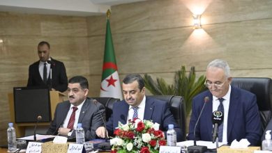صورة اجتماع تنسيقي بين القطاعات لدراسة احتياجات الزراعات الاستراتيجية بالولايات الجنوبية فيما يخص الربط الطاقوي وإنشاء الهياكل والبنى القاعدية