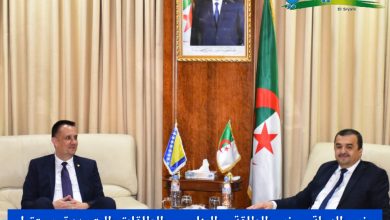 صورة وزير الدولة، وزير الطاقة والمناجم والطاقات المتجددة يستقبل وزير الطاقة والمناجم والصناعة لجمهورية البوسنة والهرسك